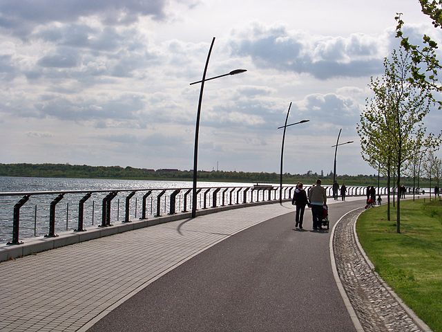 Markkleeberger See, Leipzig - Longboard Strecke